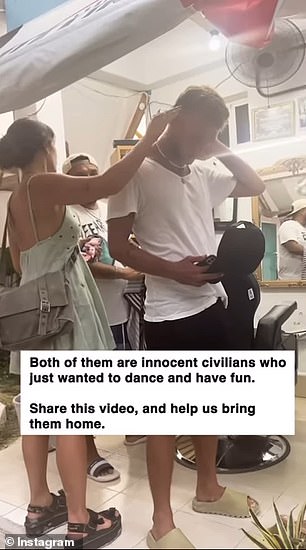 The call was also shared in an Instagram post on an account advocating for the siblings' safe return