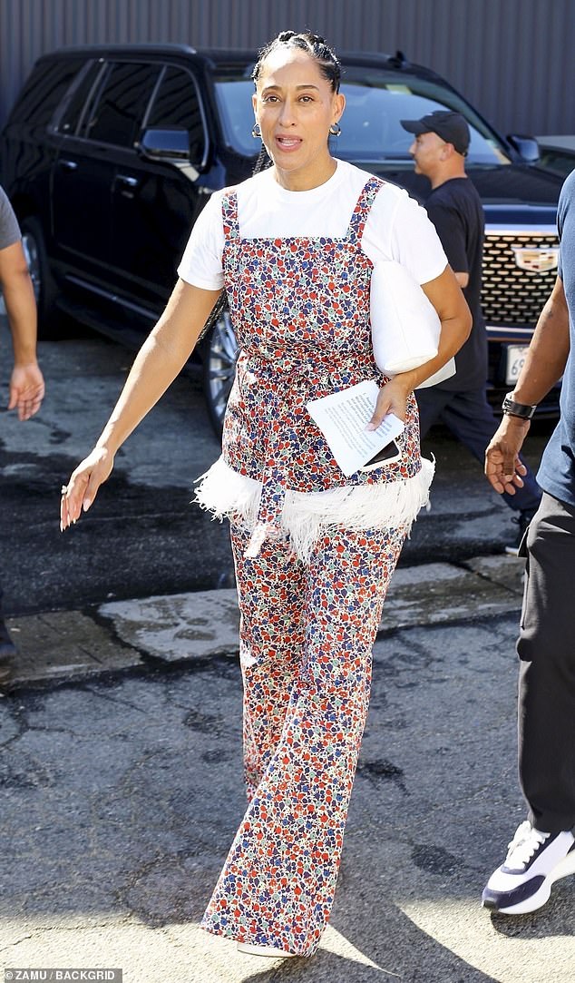 Participant: Also at the Shine Away fundraiser was Tracee Ellis Ross, who looked phenomenal in a colorful co-ord set