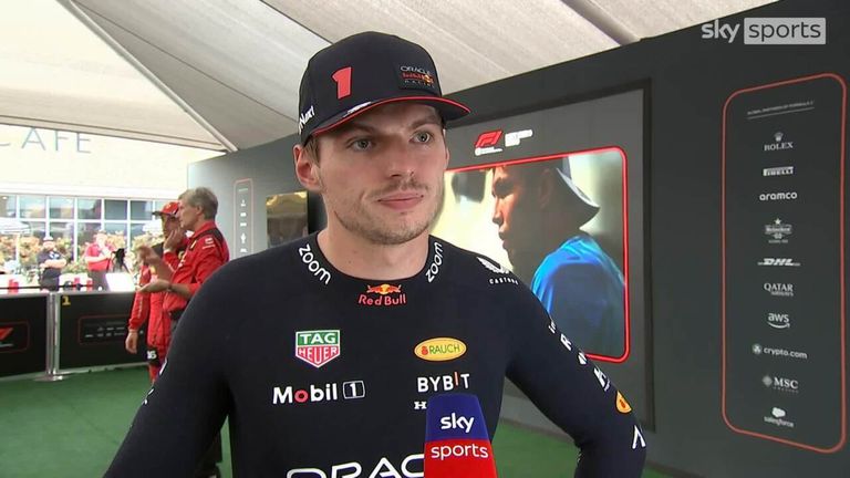 Max Verstappen admits he was surprised by the pace of his Red Bull after winning the sprint and is optimistic he can challenge for victory in Sunday's race after qualifying only sixth