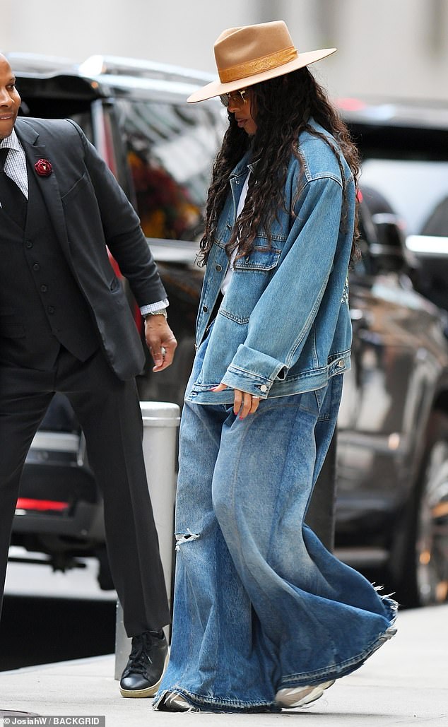 For the outing, the Atlanta, Georgia native was the epitome of funky, cool style as she was spotted heading to the event