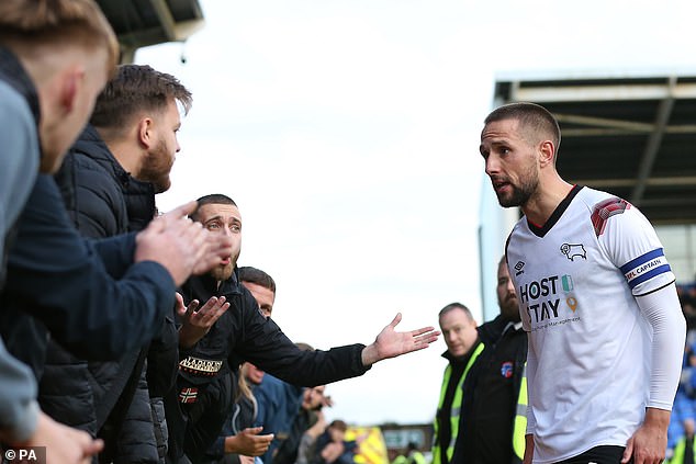 Hourihane, wearing the captain's armband, assured fans that the team is 'doing their best'