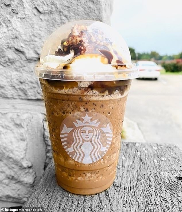 For this one you'll want to order a Double Chocolatey Chip Frappuccino with three pumps of mocha syrup and two pumps of hazelnut syrup