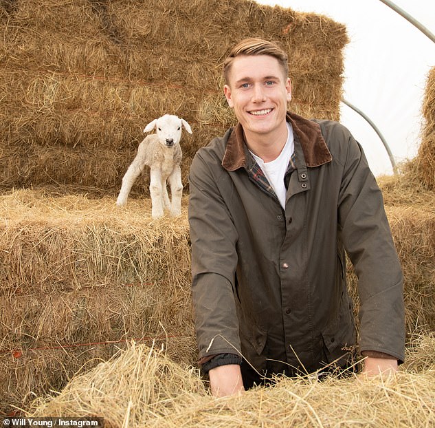 Tough: It comes after her Love Island boyfriend Will Young, 24, (pictured) praised Jessie for helping him overcome his 'exhausting' mental health battle