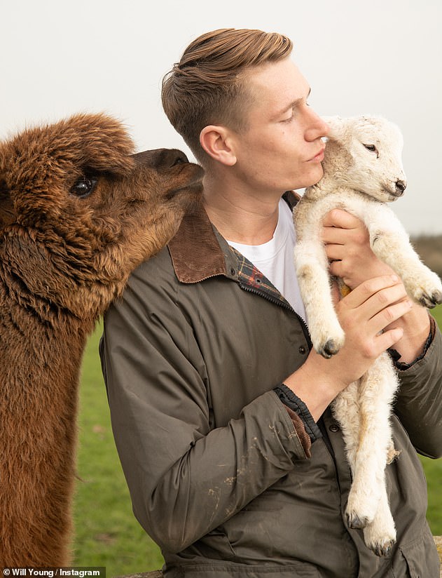 Opening: During an exclusive interview with MailOnline ahead of the launch of his new book, Will said: 'Mental health is a big one.  It can be very isolating on the farm'