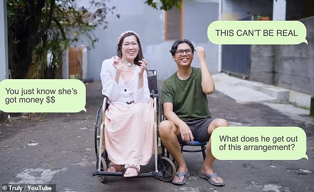 She noted that people often think that the non-disabled person wants something or claim that the disabled person must be rich