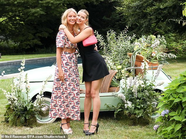 Gwyneth Paltrow, Apple Martin Goop, Gucci and Elizabeth Saltzman host an intimate dinner in the Hamptons, Private Residence, NY, Briarcliff Manor, New York on July 15