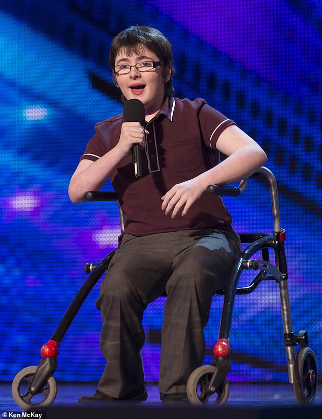 Iconic: The BGT star shot to fame when he made his debut in the seventh series of the ITV show with his iconic comedy routine