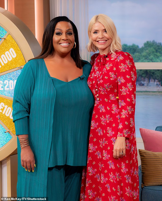 Mrs Willoughby (pictured with Alison Hammond, left This Morning earlier this month after 14 years hosting the show