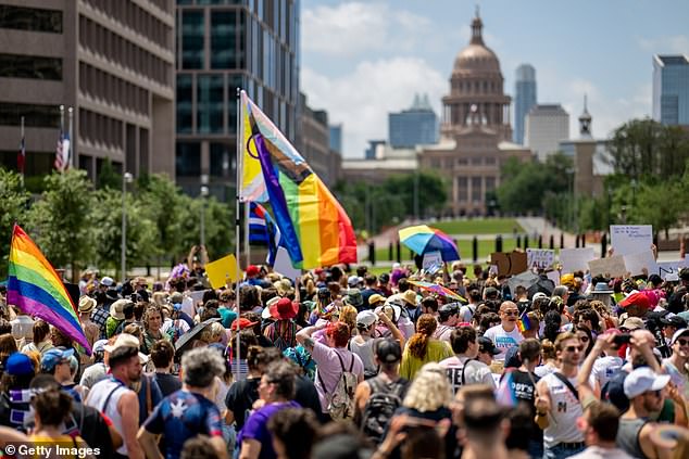 In April, people from across Texas rallied to protest a slew of anti-LGBTQ+ and drag laws.  In June, Texas became the 17th state to ban gender-affirming care for teens