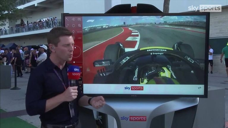 Sky F1's Anthony Davidson was on the SkyPad to analyze Hamilton's race and how close he came to victory in Austin