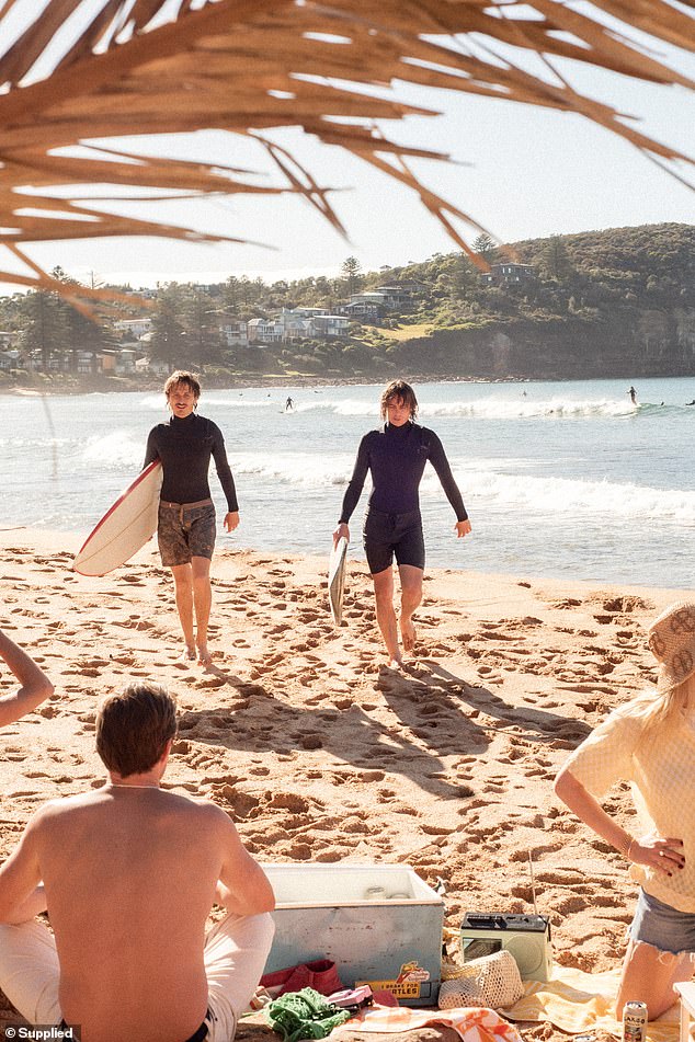 The surfers created an acronym 'Late ARvo Glass Off' for their afternoons on the water, surfing and golfing with their friends