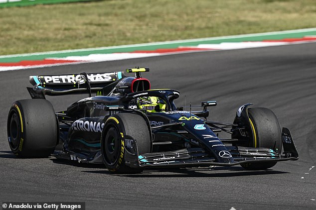 Hamilton's disqualification meant McLaren's Lando Norris was promoted to second, while Ferrari's Carlos Sainz took third