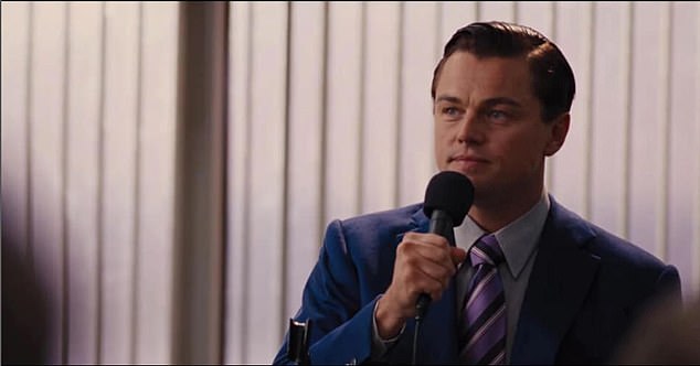 He posted an image of Leonardo Di Caprio's character from the movie The Wolf of Wall Street