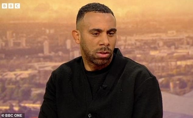 Candid: The show also features footballer Anton Ferdinand, who discussed his motivation for taking part in the breakfast news show