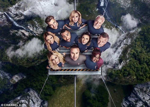 Don't Look Down line-up: Chris Hughes, Beverley Callard, David Ginola, GK Barry, Anton, Victoria, Charley Boorman, Kimberley Wyatt, Paddy McGuinness and Fats Timbo