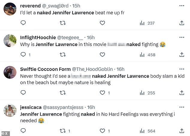 In fact, fans couldn't stop tweeting about the nude beach scene