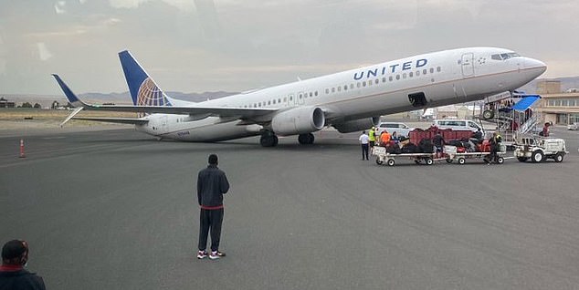 Poor weight distribution was also blamed for a similar incident involving a United Airlines Boeing 737 that tilted upward in Lewiston, Idaho, two years ago while part of the University of Southern California football team was on board.