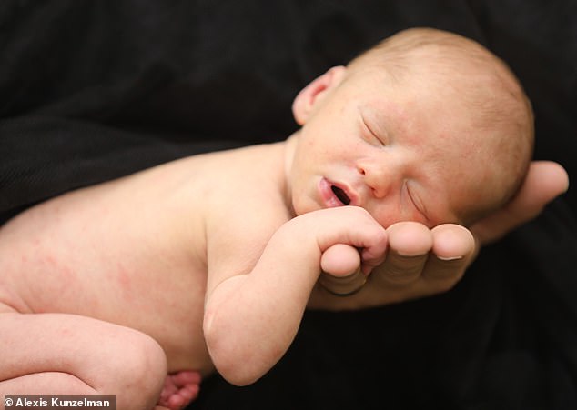 Jackie noted that although it was stressful the next day as she prepared for her C-section, she was happy to finally meet her son.