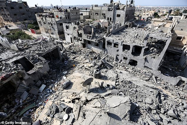 After two weeks of aerial bombardment, a humanitarian crisis is developing in the Gaza Strip