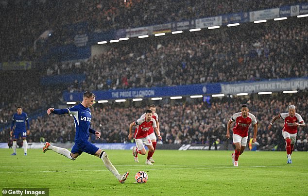 It would be Palmer who would ultimately take the penalty and he netted the ball, giving Chelsea the lead in the first half.