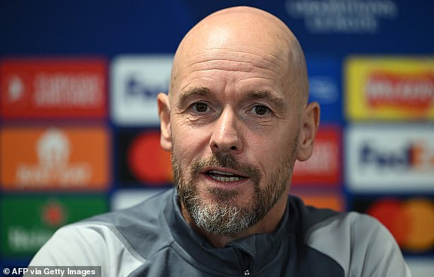 Manchester United manager Erik ten Hag made the revelation ahead of the European match