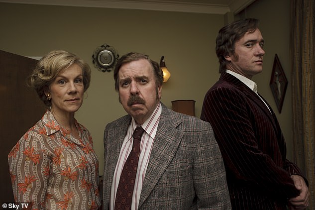 The Enfield Poltergeist saga has been the subject of many documentaries and drama series.  Timothy Spall starred in Sky's three-part miniseries The Enfield Haunting in 2015 (Photo: Juliet Stevenson, Timothy Spall and Matthew Macfadyen)