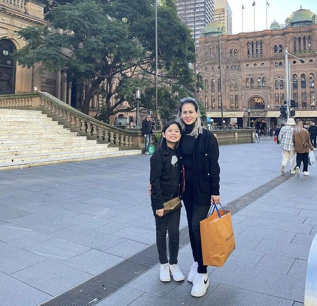 Han (pictured left) and Trang (pictured right) were granted provisional visas to come to Australia in 2020 after Trang married her Australian partner Mr Hoang in 2018
