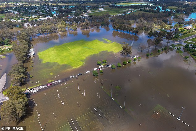 Flooding affected most areas in inland NSW in 2022 (pictured) as persistent periods of heavy rain damaged land and infrastructure
