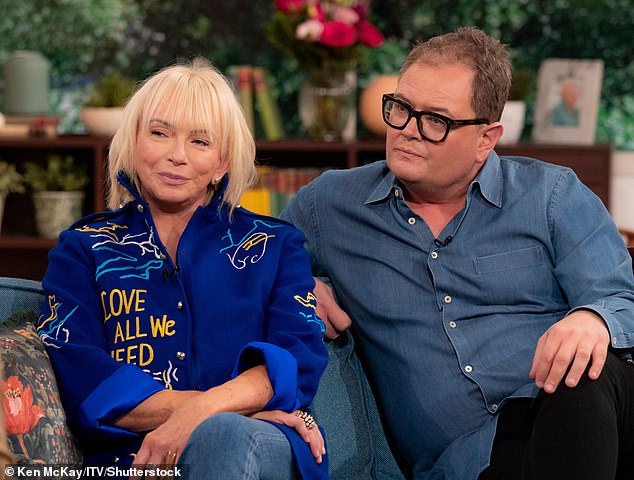 Upcoming: It comes after producer Judy also hinted at plans for another film, revealing that star Meryl Streep could even return after only appearing in flashbacks for 2018's Mamma Mia: Here We Go Again!  following the death of her character Donna (Alan and Judy pictured together earlier this month)