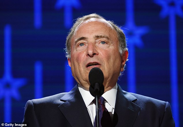 NHL commissioner Gary Bettman announced the warm-up jersey ban earlier this year