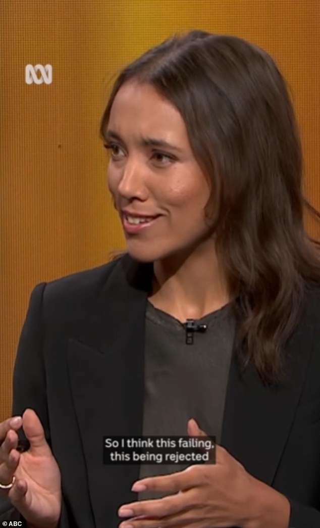 Isabella Higgins (pictured), reporter for ABC's Indigenous Affairs and a Torres Strait Islander woman, said Aboriginal leaders who had helmed The Voice were 