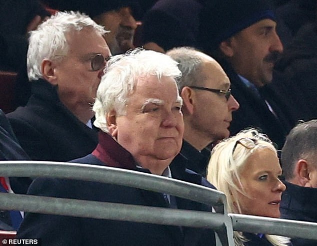 Kenwright was last pictured watching Everton play Liverpool on February 13 this year