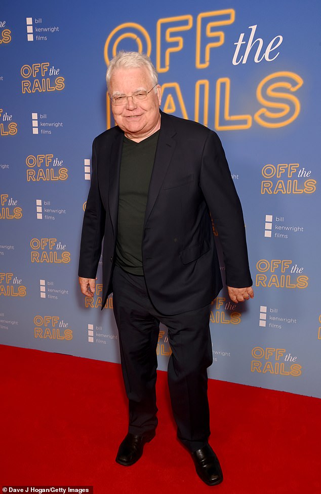 Kenwright, pictured at the world premiere of his company's film Off The Rails, enjoyed a legendary career as a West End theater producer after switching from acting