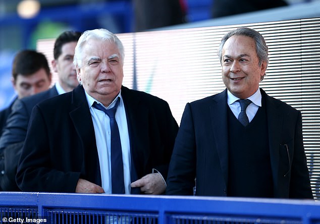 Kenwright sold his majority stake in Everton to Farhad Moshiri in 2016, but remained chairman