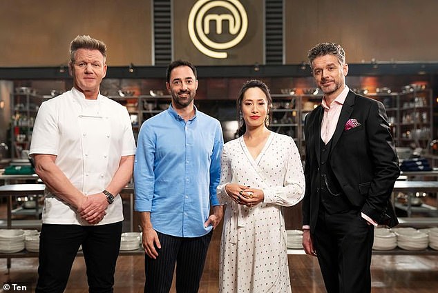 Casting conversations began following the tragic death of beloved Judge Zonfrillo in the early hours of May 1.  Zonfrillo pictured on MasterChef with Leong, Allen and Gordon Ramsay