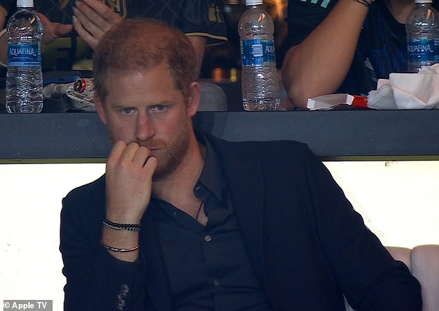 Prince Harry watched the match from a $9,000-a-night VIP suite with LAFC, who lost 3-1 to David Beckham's Inter Miami