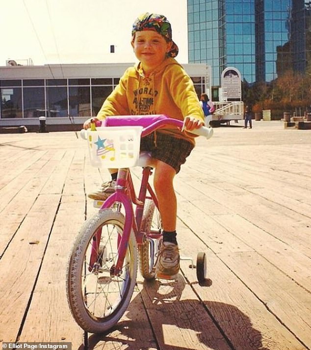 Elliot (pictured as a child) admitted that it was often in his mind that he was 'teased, made fun of and called names on a daily basis', mainly because he 'already felt so much shame'.