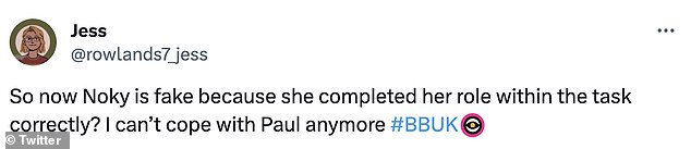 1698182723 870 Big Brother viewers brand Paul a bully as Noky cries