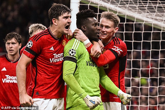 United were also grateful that goalkeeper Andre Onana was under fire after saving a late penalty in Copenhagen