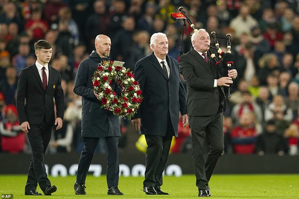 It was a moving evening at Old Trafford as the club paid a moving tribute to the late Sir Bobby Charlton