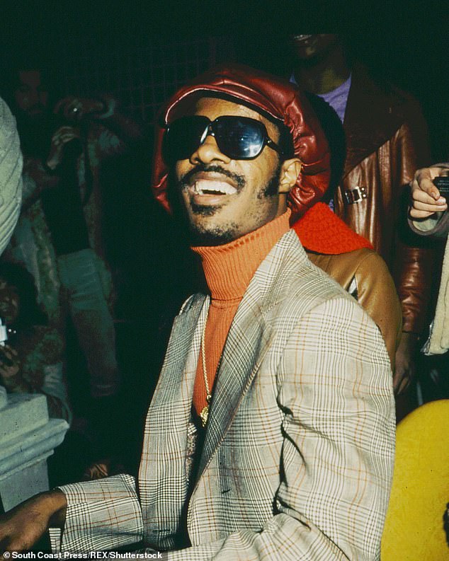 Keith Richards recalls touring in the 1970s with Stevie Wonder (pictured in 1974)
