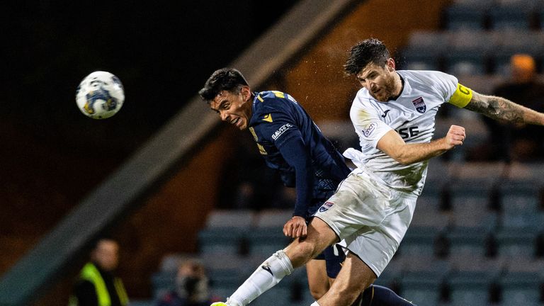 Diego Pineda could have won the game late on for Dundee but was denied by goalkeeper Ross Laidlaw