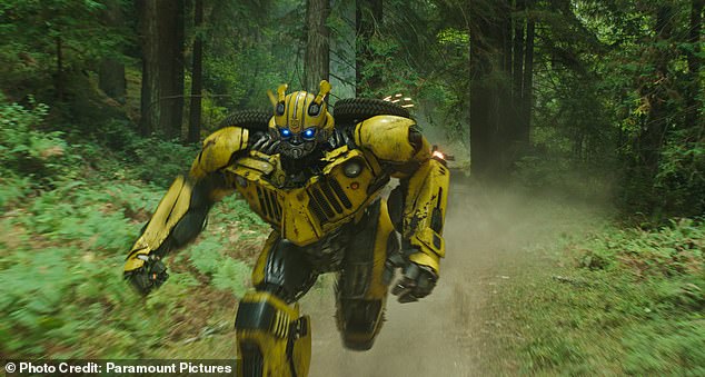 The new robot bears an uncanny resemblance to Bumblebee from the Transformers film series