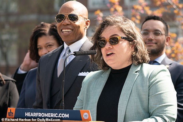 New York City Mayor Eric Adams hired Pied Piper Kathleen Corradi (pictured right) in April for $155,000 a year