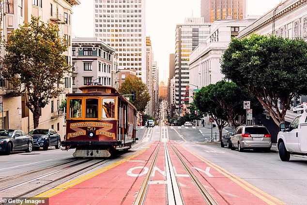 San Francisco is a popular city in California with the Golden Gate Bridge - a popular tourist attraction in the US that attracts millions of visitors every year