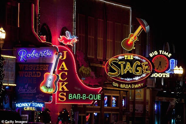 Nashville is known as a music city by some people in the US because of its illustrious history and love for country music.  Downtown Nashville is also known for its nightlife and live music