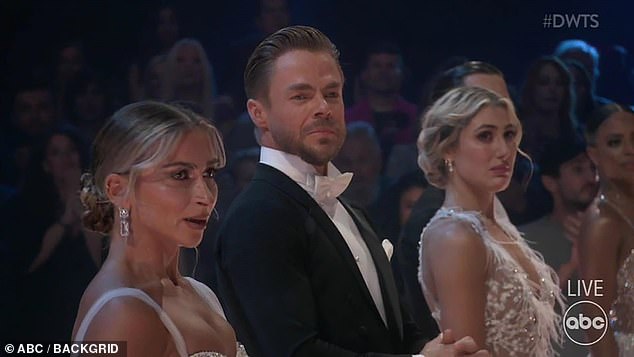 Judge Derek Hough featured prominently in the segment with the tribute to the English dance professional airing midway through the programme.