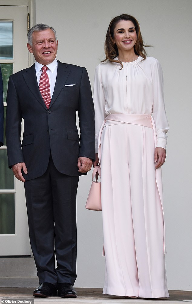 The royal couple are photographed during a visit to the White House in June 2018