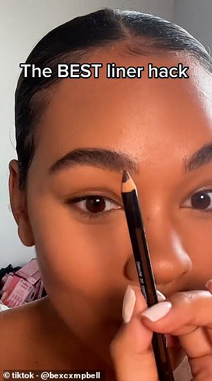 The tutorial on perfect eyeliner by smudging it accomplishes nothing