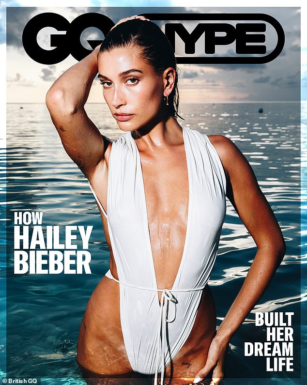 Hyped: Revealing how Justin typically gets ready first, which could partially explain why he is seen walking around ultra-casual compared to her glamorous looks when they attend events.  Hailey added, 